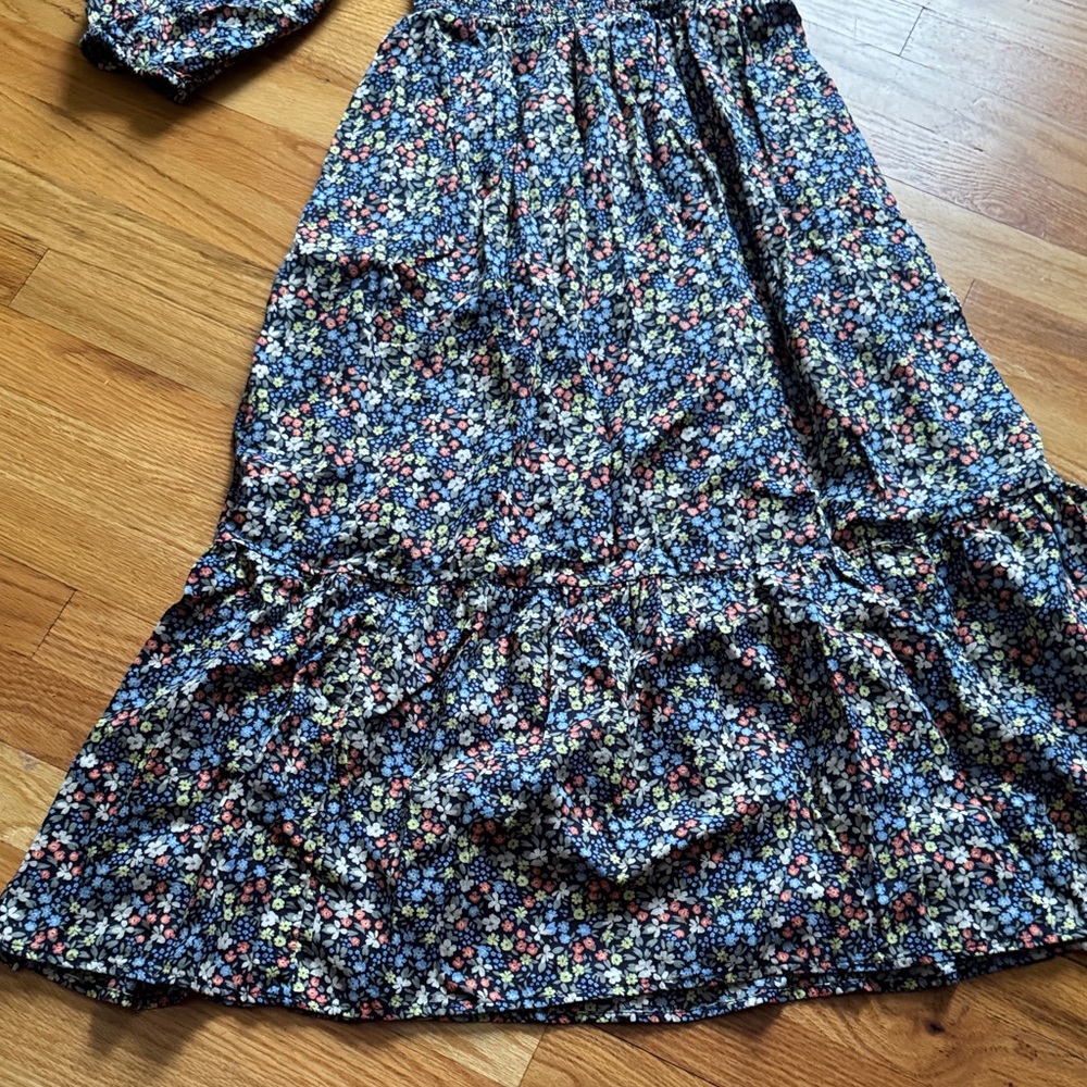 GAP Floral Smocked Dress - Multicolor - Picture 4 of 8